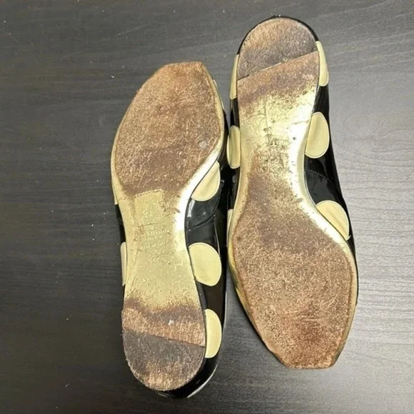VTG Valentino Garavani Patent Leather Polka Dot Flats IT 37 US 7 - Picture 4 of 11